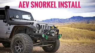 AEV Snorkel Install | 2007-18 Jeep JK