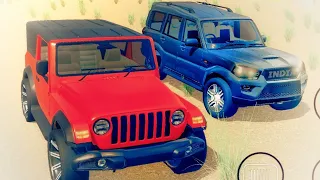 Thar and Bolero me Recing Game Haryana thar $Bolero jabardast scene gaming video