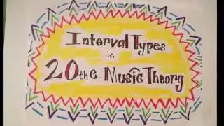 Intervals in Post-Tonal Music Theory