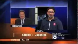 Sam L. Jackson gets confused by anchor (What he really wanted to say) - Mike Epps sketch