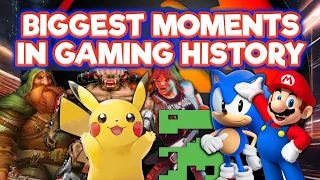 THE BIGGEST MOMENTS IN GAMING HISTORY! #videogames #gamer #games