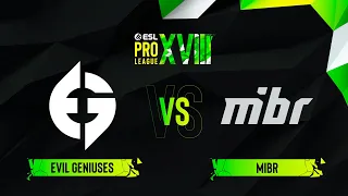 Evil Geniuses vs. MIBR - Map 1 [Ancient] - ESL Pro League Season 18 - Group B