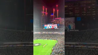 Crowd Sings National Anthem as Singer's Mic Fails