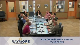 City Council Work Session 7/19/2021