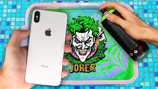 HYDRO Dipping iPhone XS MAX !! (JOKER Custom) 🎨