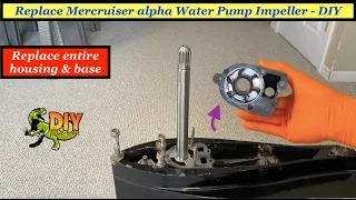 Replace Mercruiser Alpha outdrive water pump/impeller - DIY