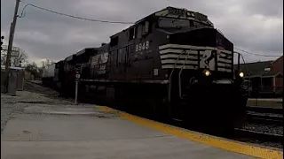 Norfolk Southern Westbound Container Train @ Elkhart Indiana