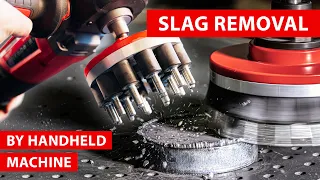 Slag removal made easy - boeck tools on handheld machines