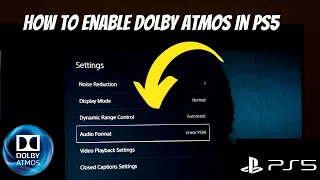 How to get Dolby Atmos on Playstation 5
