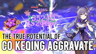 Thundering Fury C0 Keqing Aggravate is insane! | Genshin Impact