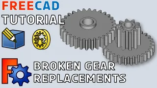 FreeCad Tutorial #14 | How to Model Gears in FreeCAD for 3D Printing