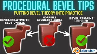Procedural bevel tips for Blender