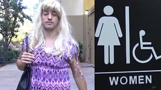 Transgender in Women's Bathroom (Social Experiment)