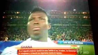 Uruguay vs Ghana national anthems