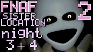 Five Nights at Freddy's: Sister Location - (COMPLETE MINIGAME, NIGHT 3 + 4)Manly Let's Play Pt.2