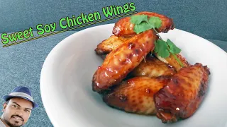 Sweet Soy Chicken Wings | The whole family will lick their fingers and asking for more.