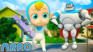 Superhero ARPO's CRAZY Dream! 🦸 | ARPO The Robot | Funny Kids Cartoons | Kids TV Full Episode