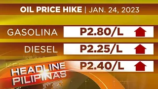 Malaking oil price hike ipapatupad simula Enero 24 | TeleRadyo
