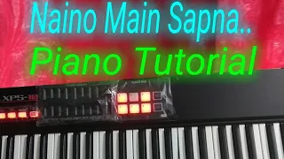 Naino Main Sapna |Himmatwala |keyboard |Piano |Cover.. Tutorial.