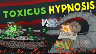 Gladiator battles : Hypnosis versus Toxicus  - Cartoons about tanks