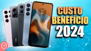 Qual MELHOR CELULAR CUSTO BENEFÍCIO de 2024? // 9 opções BOAS e BARATAS para 1º SEMESTRE