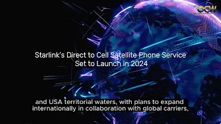 Starlink’s Direct to Cell Satellite Phone Service Set to Launch in 2024 #spaceX #starlink