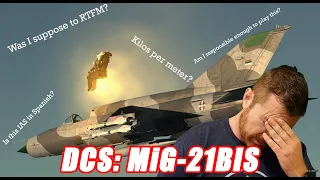 Trying the MiG-21BIS in DCS! + F-4 vs MiG-21 Dogfight