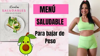 ✅MENÚ SEMANAL Saludable🥑 para perder PESO❗Fácil y Económico 👌 RECETARIO para Descargar 📒🤗