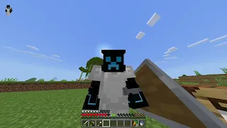 "Trade Diamond Armour with villager in minecraft Survival Series"