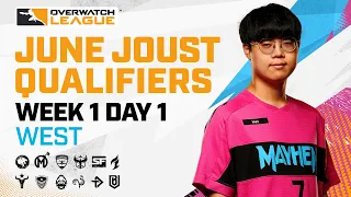 Overwatch League 2021 Season | June Joust Qualifiers | Week 1 Day 1 — West