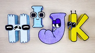 Cool Craft | Paper Alphabet Lore H I J K