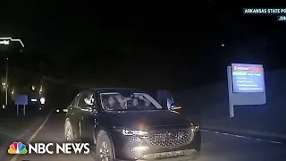 Arkansas police use pit maneuver to stop car going to hospital