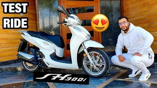 TEST RIDE SH 300i smart 😍 لموطور لي كيبغيوه لمغاربة كاملين صغير و كبير🇲🇦