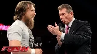 Mr. McMahon's grand plan for John Cena and Daniel Bryan at SummerSlam: Raw, July 29, 2013