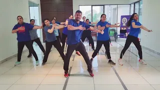 Nasha X let the Music play #dancefitness #zumbafitness #bollywoodsong#norafatehi#jedhanasha#djlemo