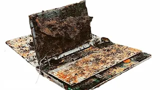 Restoration super wrecked-laptops destroyed 13 years | Restore and replace broken ASUS laptop