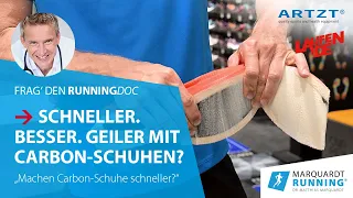 Frag den RunningDoc – Laufwissen. Folge 19: Carbonschuhe