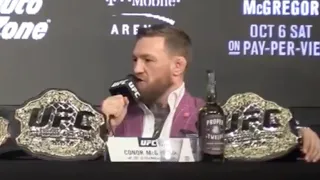 Conor McGregor reacts to Jake Paul calling him out