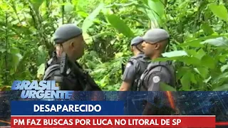 PM faz buscas por Luca após suspeito indicar local do corpo | Brasil Urgente