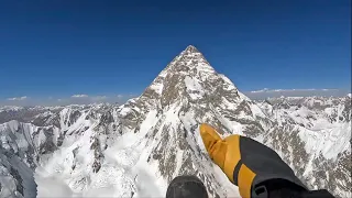 Exclusive video of Paragliding at k2 by famous paraglider  Tom De DorlodotHoracio Llorens