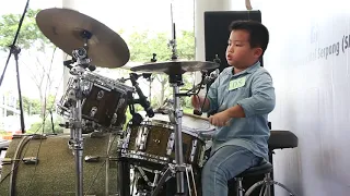 PERFORMANCE MURID DRUM WILLY SOEMANTRI MUSIC SCHOOL - NEVIN