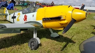 GIANT 1/3 SCALE RC MESSERSCHMITT BF 109 "YELLOW NOSE BASTARD" - LMA EAST KIRKBY - 2017