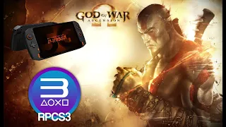 ONEXPLAYER 1S i7 1195G7 | God of War Ascension | FSR RPCS3 PS3 Emulator Iris Xe Performance