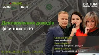 Декларування доходів фізичних осіб