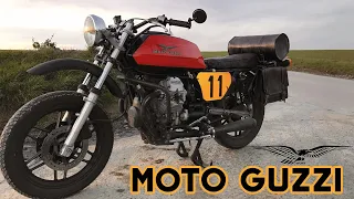 Moto Guzzi V65 restoration (Dakar inspiration)