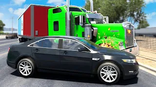 I CRASHED MY TRUCK & RUINED THE CARGO! - American Truck Simulator Gameplay