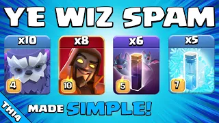YETIS + SUPER WIZ + BATS are UNSTOPPABLE! TH14 Attack Strategy | Clash of Clans