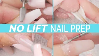 Prep like a Pro for a NO LIFT Nail Fill