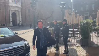 Il Presidente del Nantes Waldemar Kita al pranzo UEFA per Juventus-Nantes