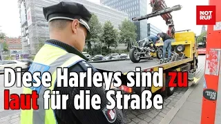 Tausende Biker in Hamburg: Polizeikontrolle bei den „Harley Days“